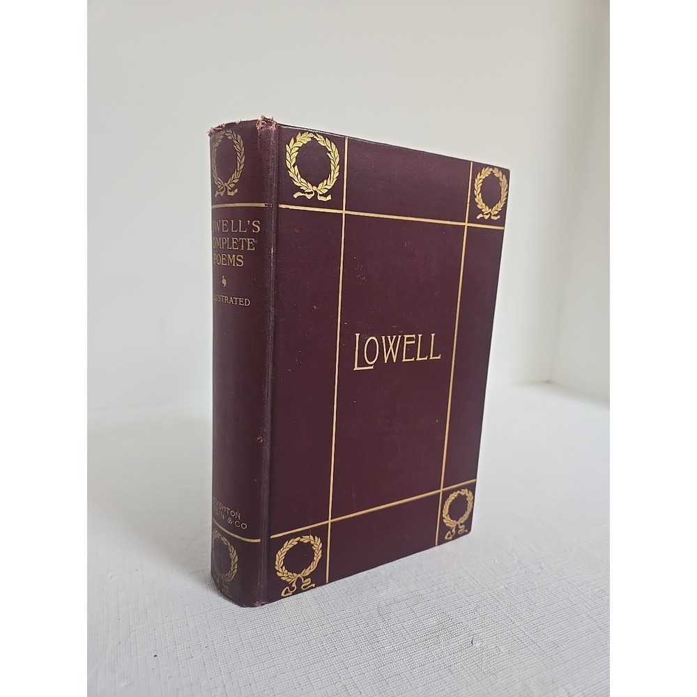 POETICAL WORKS OF JAMES RUSSELL LOWELL 1895 Houghton Mifflin